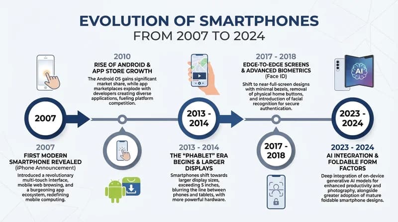 Timeline infographic example